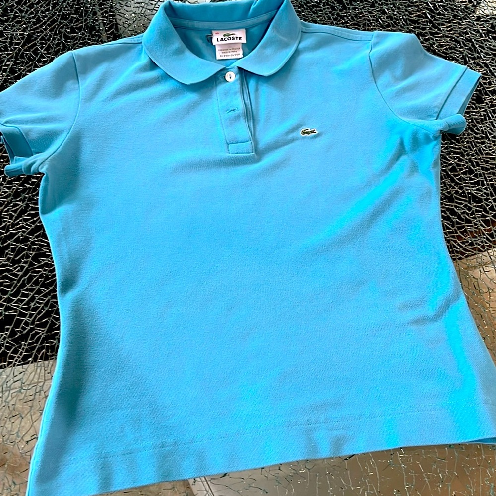 Women’s Fitted Lacoste in Turquoise